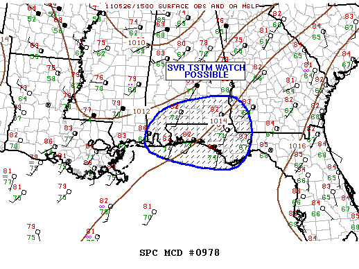 Mesoscale Discussion 978