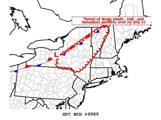 Mesoscale Discussion 989