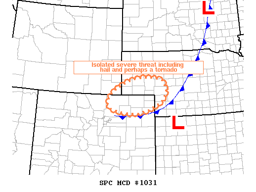 Mesoscale Discussion 1031