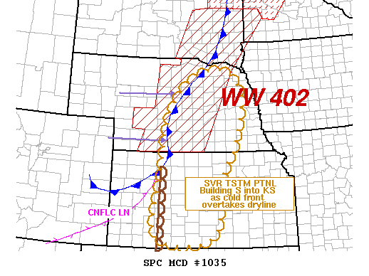Mesoscale Discussion 1035