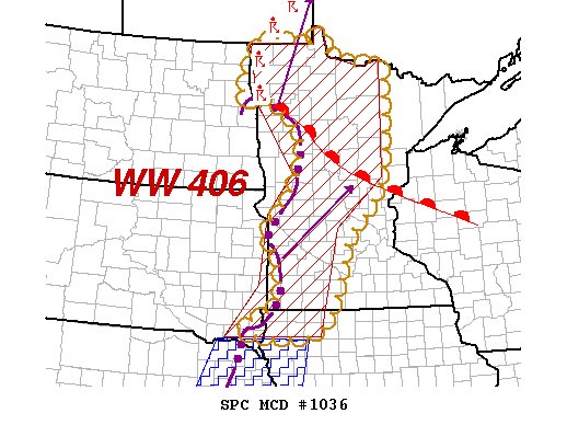 Mesoscale Discussion 1036