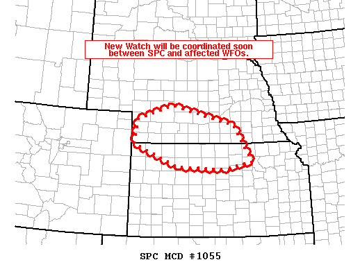 Mesoscale Discussion 1055