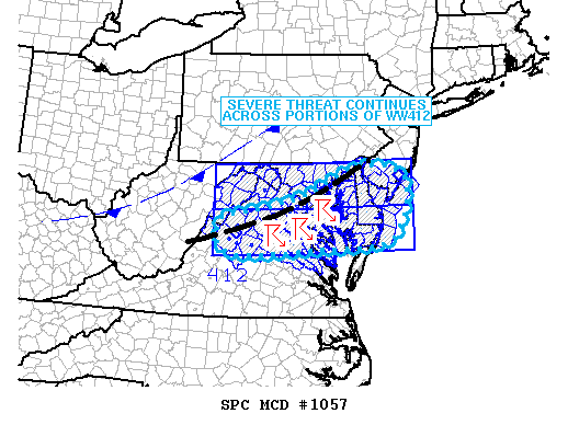 Mesoscale Discussion 1057