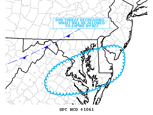 Mesoscale Discussion 1061