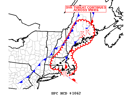 Mesoscale Discussion 1062
