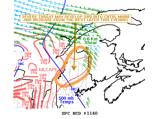 Mesoscale Discussion 1140