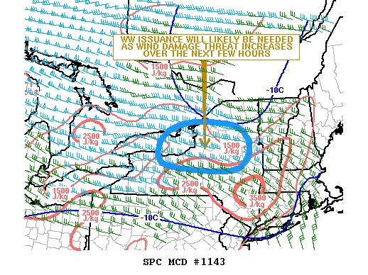 Mesoscale Discussion 1143