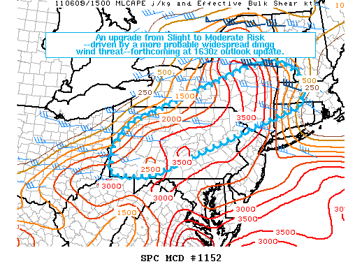 Mesoscale Discussion 1152