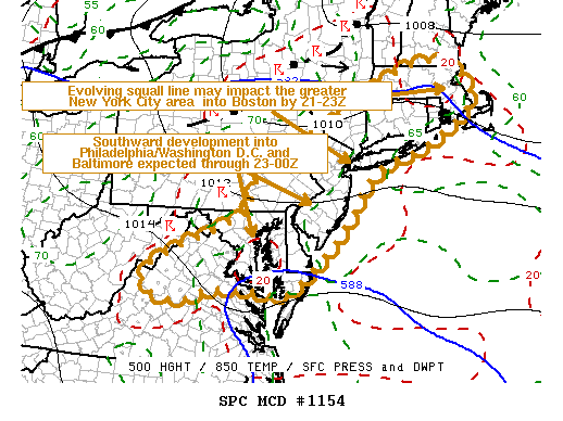 Mesoscale Discussion 1154