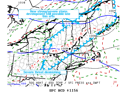 Mesoscale Discussion 1156