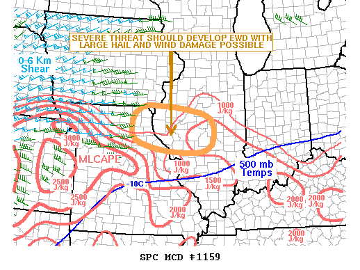 Mesoscale Discussion 1159