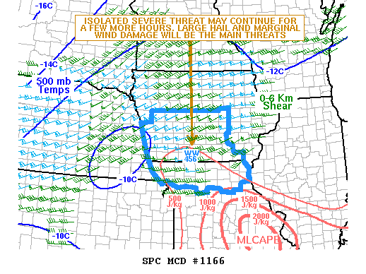 Mesoscale Discussion 1166