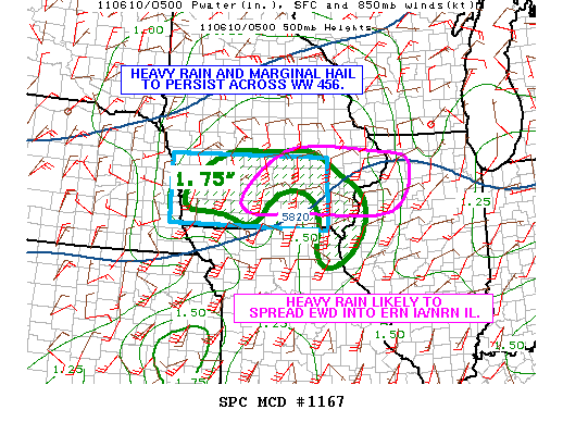 Mesoscale Discussion 1167