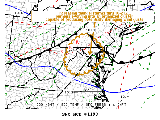 Mesoscale Discussion 1193