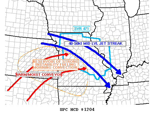 Mesoscale Discussion 1204