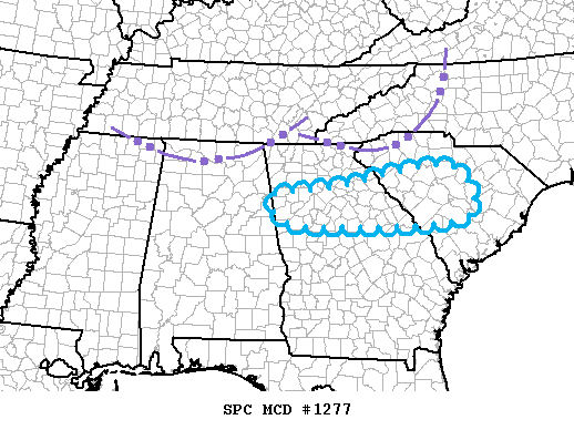 Mesoscale Discussion 1277