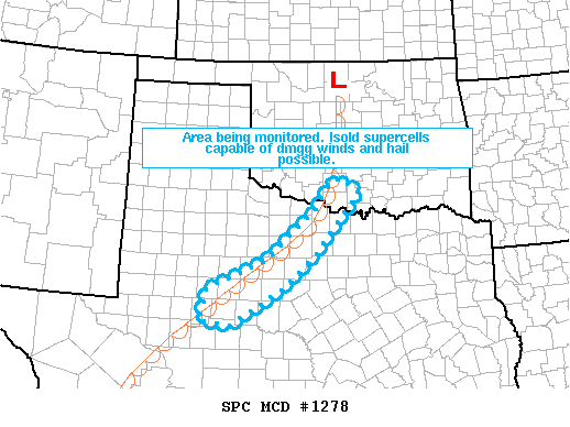 Mesoscale Discussion 1278