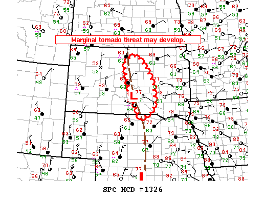 Mesoscale Discussion 1326