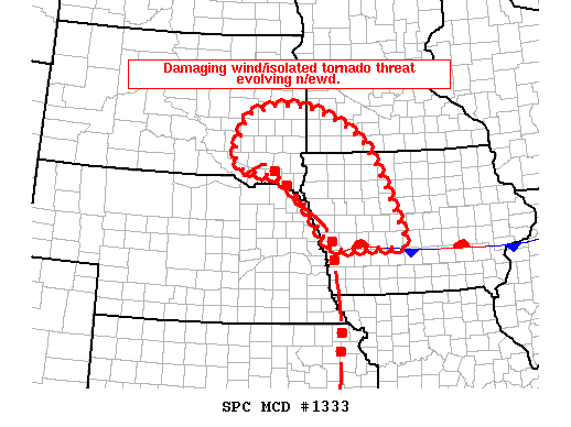 Mesoscale Discussion 1333