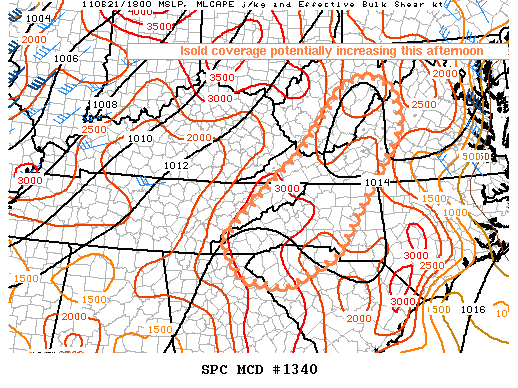 Mesoscale Discussion 1340