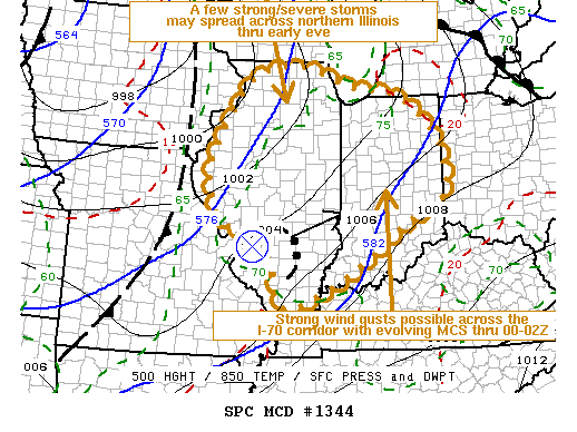 Mesoscale Discussion 1344