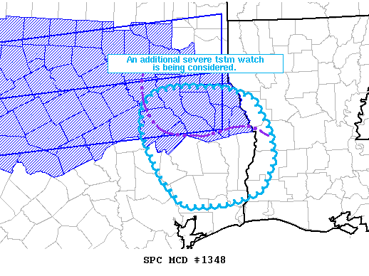Mesoscale Discussion 1348