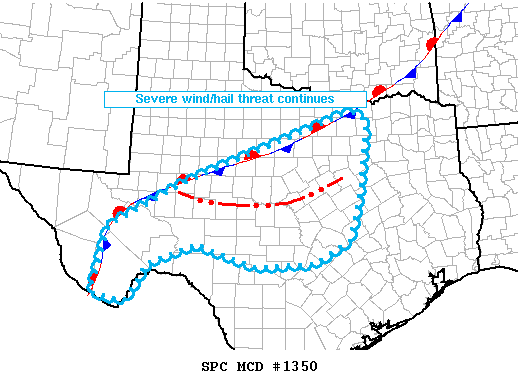 Mesoscale Discussion 1350