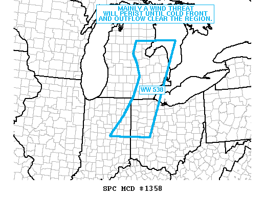 Mesoscale Discussion 1358