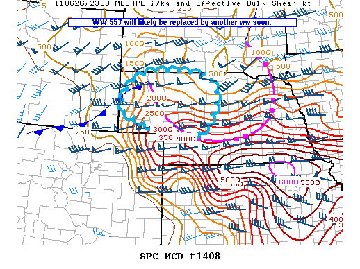 Mesoscale Discussion 1408