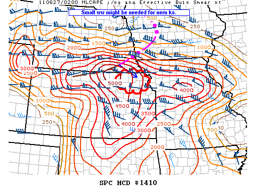 Mesoscale Discussion 1410