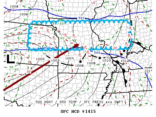 Mesoscale Discussion 1415