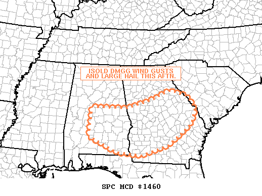 Mesoscale Discussion 1460