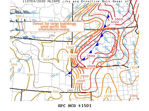 Mesoscale Discussion 1501