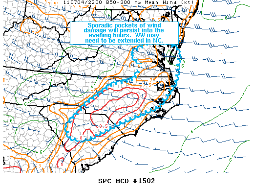 Mesoscale Discussion 1502