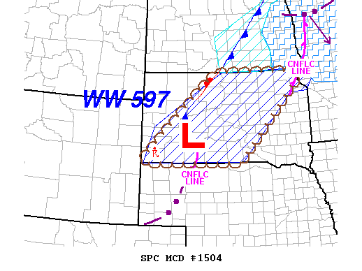 Mesoscale Discussion 1504