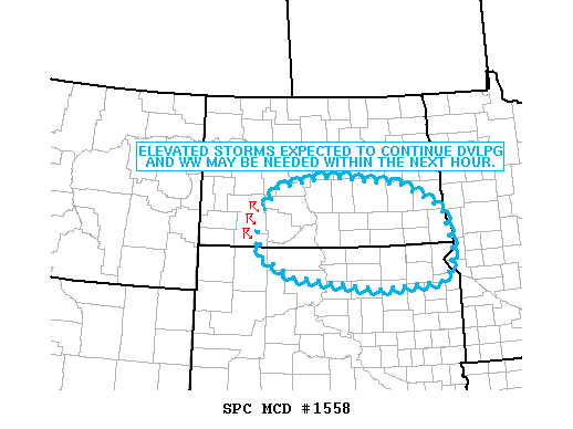 Mesoscale Discussion 1558