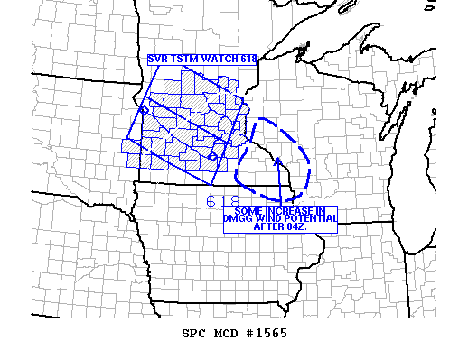 Mesoscale Discussion 1565