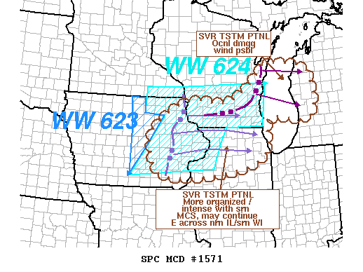 Mesoscale Discussion 1571