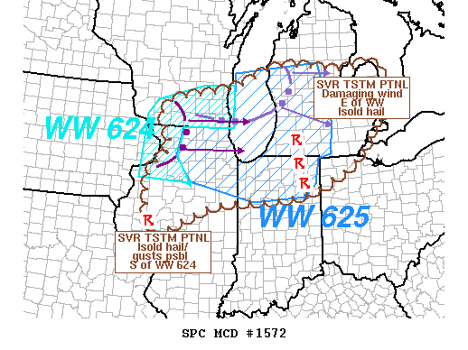 Mesoscale Discussion 1572