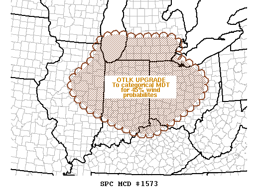Mesoscale Discussion 1573