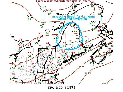 Mesoscale Discussion 1579