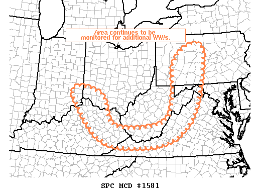 Mesoscale Discussion 1581