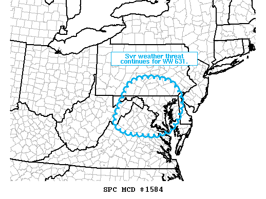 Mesoscale Discussion 1584