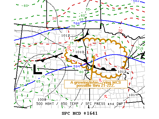 Mesoscale Discussion 1641