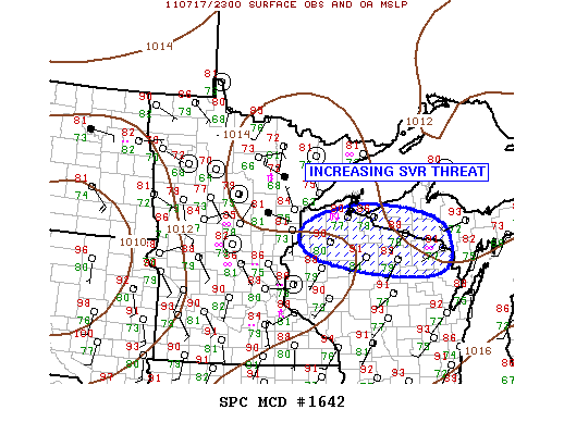 Mesoscale Discussion 1642