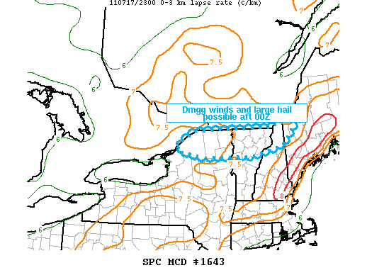 Mesoscale Discussion 1643