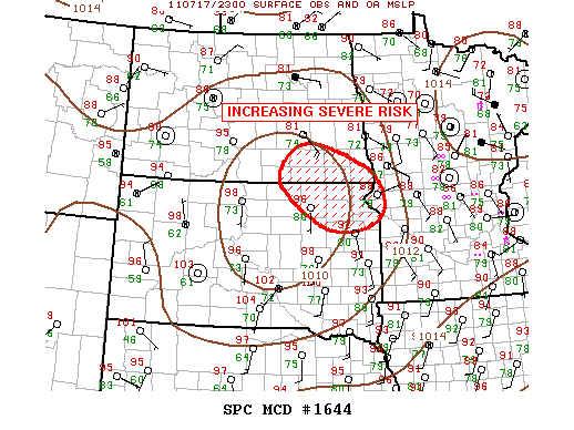Mesoscale Discussion 1644