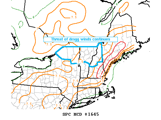 Mesoscale Discussion 1645
