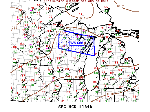 Mesoscale Discussion 1646