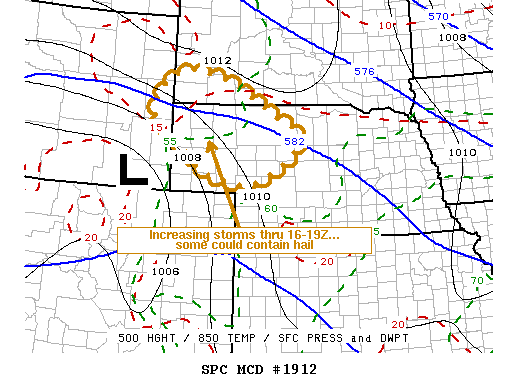 Mesoscale Discussion 1912